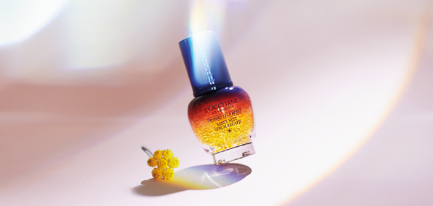 This image shows the L'OCCITANE Immortelle Overnight Reset Serum