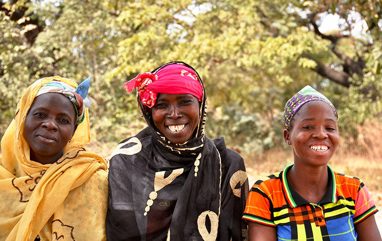 Women of Burkina Faso, Happiness, L'OCCITANE Partnership, Fair Trade, Organic Shea Butter, Family Tradition, Women's Gold, Empowering Women, Our Commitment