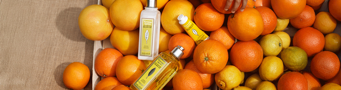 Citrus Verbena Collection, Citrus Verbena Eau de Toilette, Citrus Verbena Shower Gel, Citrus Verbena Roll-On Deodorant, Fruity, Sparkling, Invigorating 