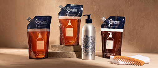 L&rsquo;OCCITANE Intense Repairing Conditioner, L&rsquo;OCCITANE Intense Repairing Conditioner Refill, L&rsquo;OCCITANE Forever Bottle, L&rsquo;OCCITANE Gentle & Balance Micellar Shampoo Refill, L&rsquo;OCCITANE Purifying Freshness Shampoo Refill, L&rsquo;OCCITANE Purifying Freshness Conditioner Refill