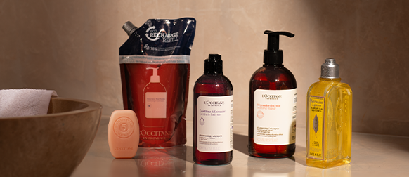 L&rsquo;OCCITANE Purifying Freshness Shampoo, L&rsquo;OCCITANE Purifying Freshness Conditioner, L&rsquo;OCCITANE Purifying Freshness Solid Shampoo, L&rsquo;OCCITANE Gentle & Balance Micellar Shampoo, L&rsquo;OCCITANE Gentle & Balance Solid Shampoo, L&rsquo;OCCITANE Anti-Hair Loss Serum