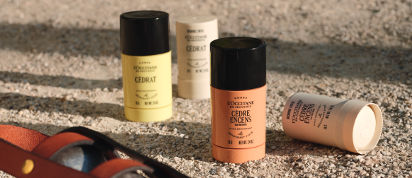 L&rsquo;OCCITANE Eau des Baux Deodorant Stick, L&rsquo;OCCITANE Verbena Deodorant Balm, L&rsquo;OCCITANE Shea Butter Deodorant Balm, L&rsquo;OCCITANE Cap Cedrat Spray Deodorant