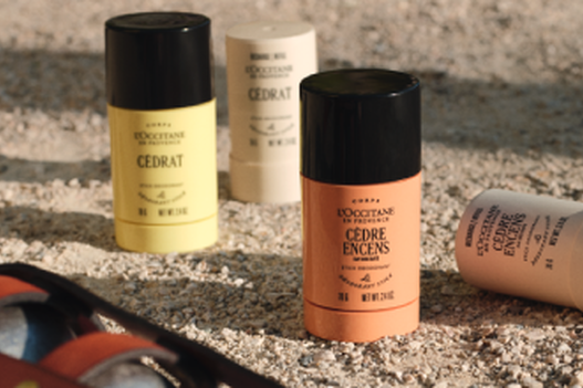 L&rsquo;OCCITANE Eau des Baux Deodorant Stick, L&rsquo;OCCITANE Verbena Deodorant Balm, L&rsquo;OCCITANE Shea Butter Deodorant Balm, L&rsquo;OCCITANE Cap Cedrat Spray Deodorant