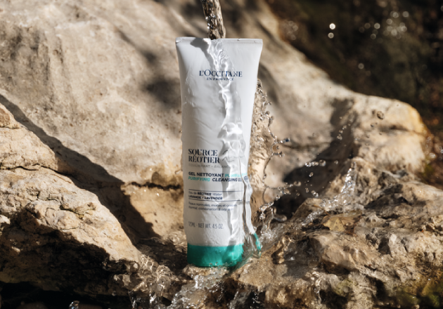This image shows the L'OCCITANE Aqua reotier water Cleansing gel