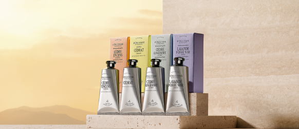 L'OCCITANE Karit&eacute; Cors&eacute; Eau de Parfum, L'Occitan Eau de Toilette, L'OCCITANE Gentle & Balance Solid Shampoo, L'OCCITANE Cade Face Cleanser, L'OCCITANE Shaving Brush, L'OCCITANE Eau des Baux After-Shave Balm, L'OCCITANE Shea Light Comforting Face Cream, L'OCCITANE Eau De Cedrat Shower Gel, L'OCCITANE Multi-Benefits Cade Hand Cream, L'OCCIATNE Cade Revitalising Cream, L'OCCITANE Cade Energising Fluid