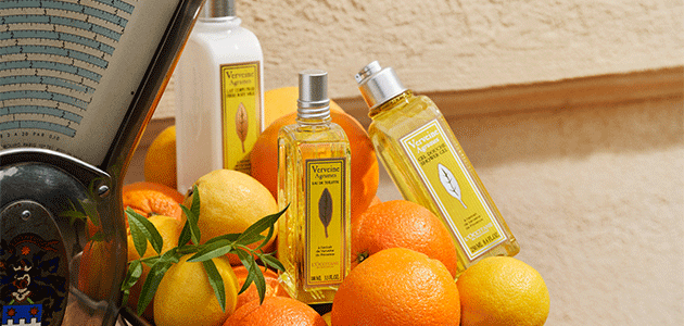 Citrus Verbena Collection, Citrus Verbena Eau de Toilette, Citrus Verbena Shower Gel, Citrus Verbena Roll-On Deodorant, Fruity, Sparkling, Invigorating 