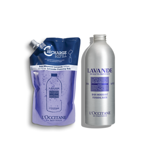 Lavender Foaming Bath Refill Duo - L'Occitane en Provence