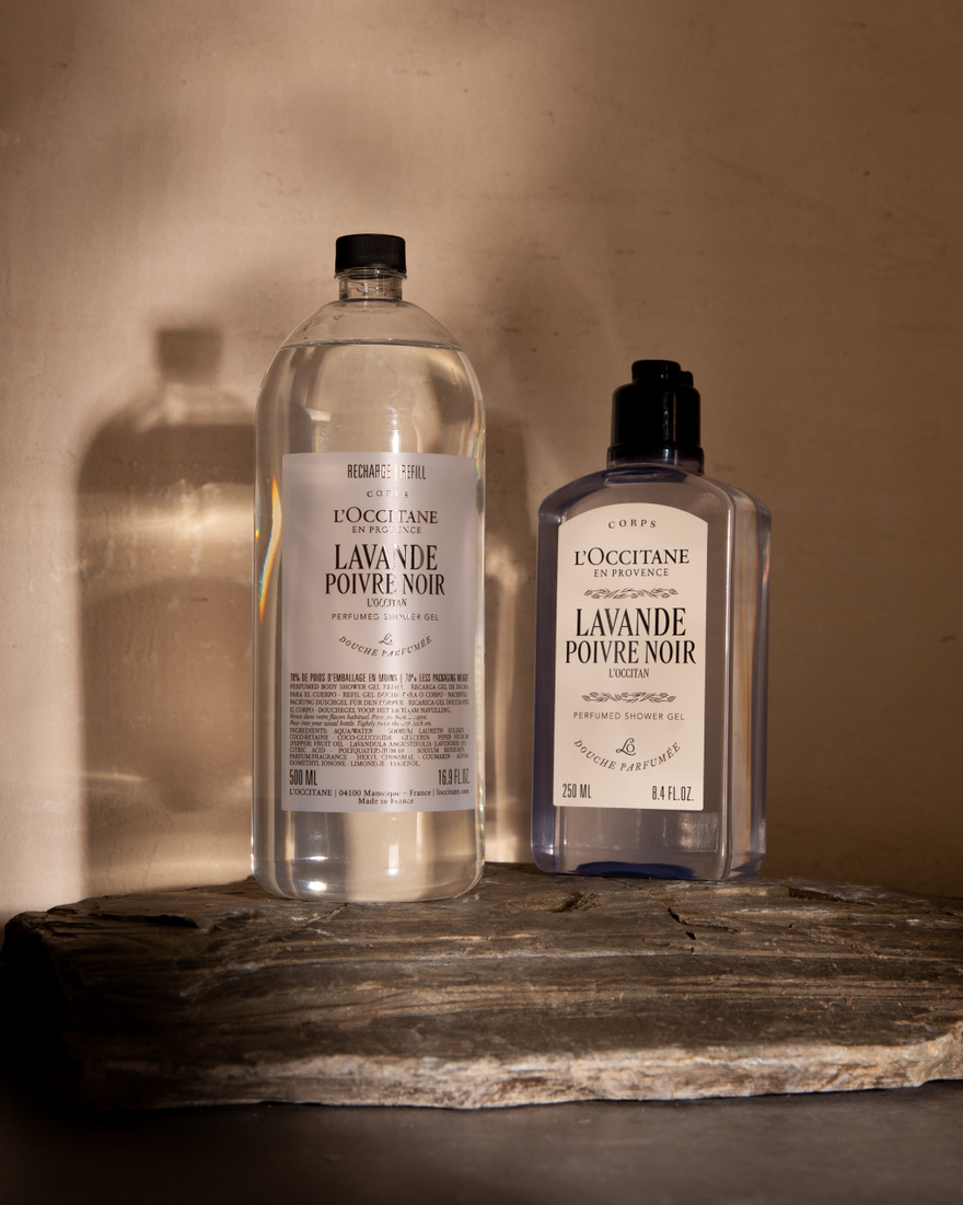 view 4/6 of Lavande Poivre Noir (Formerly L'Occitan) Perfumed Shower Gel, , GBRECT