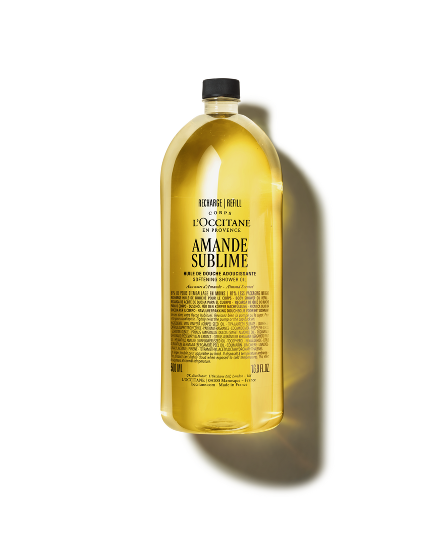 view 1/8 of Almond (Amande) Shower Oil Refill, , RECT