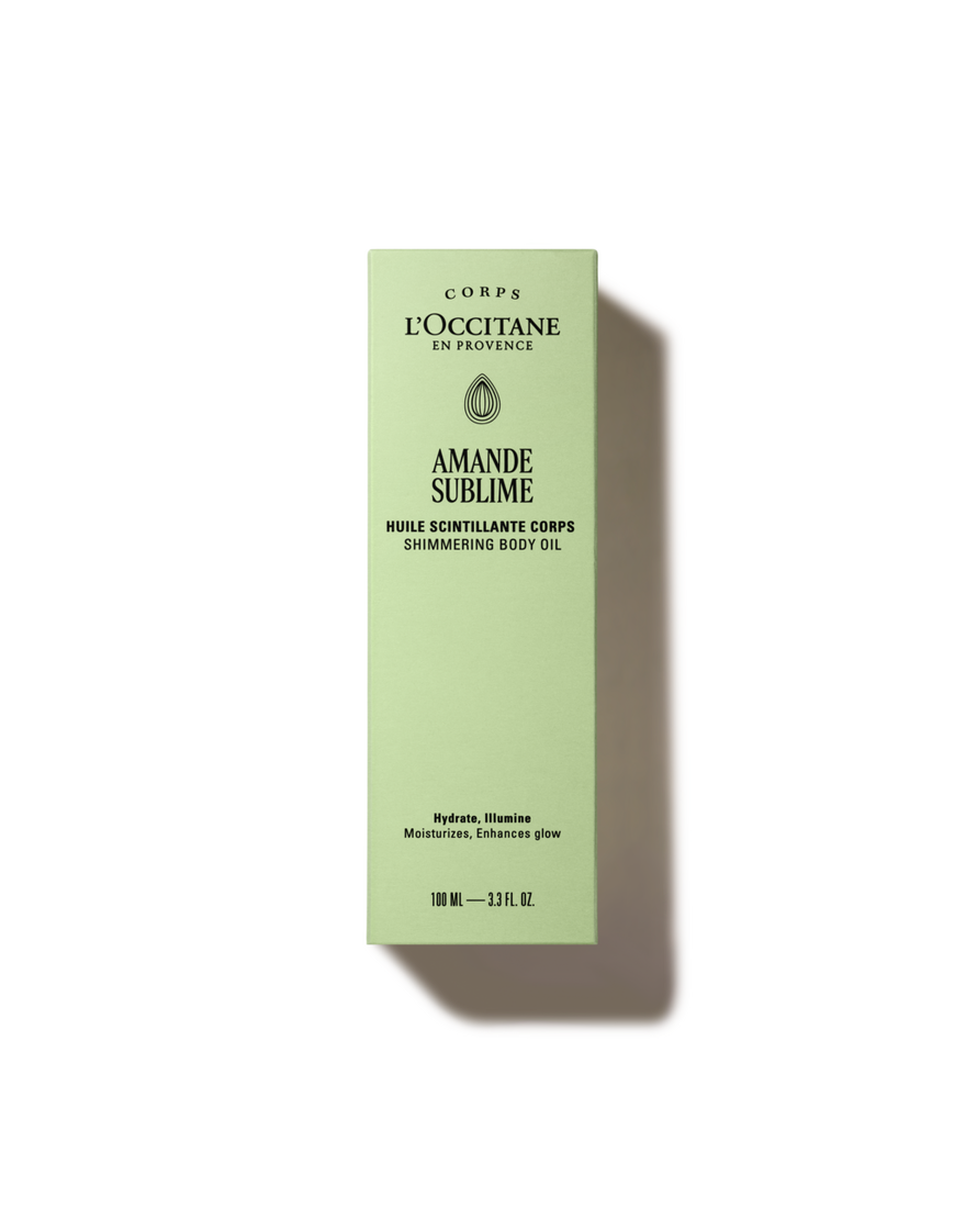 view 3/8 of Almond (Amande) Shimmering Body Oil, , RECT