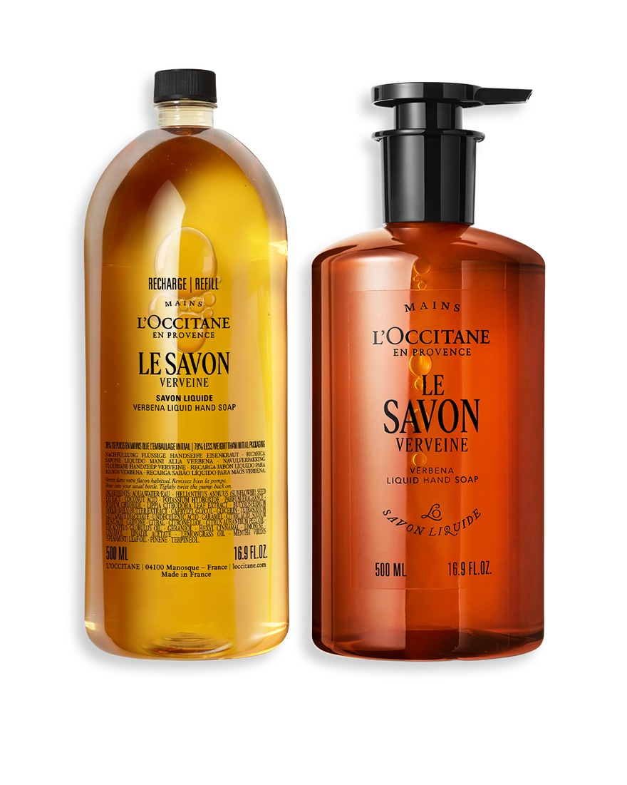 Verbena Liquid Soap Refill Duo | L&rsquo;Occitane en Provence