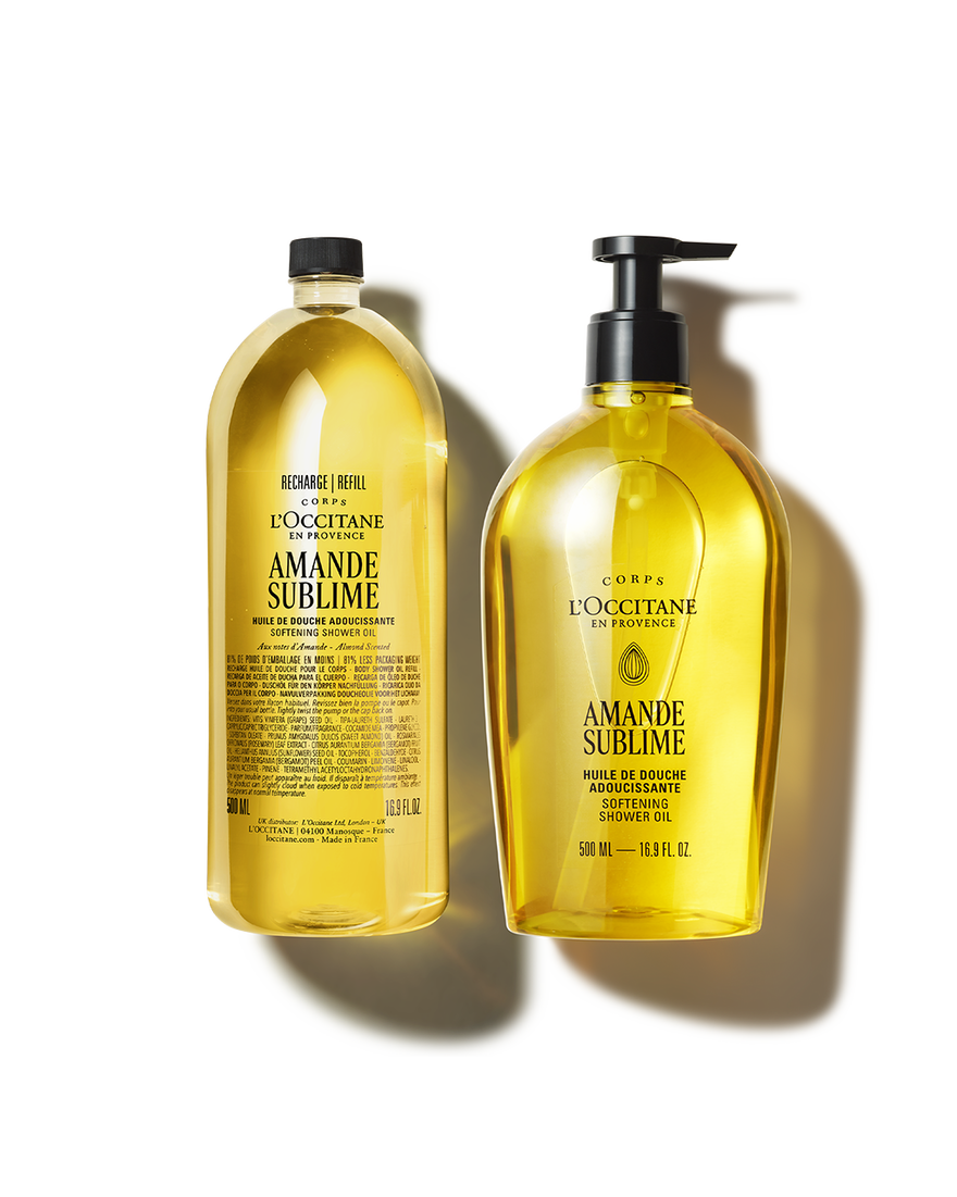 Almond Shower Oil Refill Duo 500ml | L&rsquo;Occitane en Provence