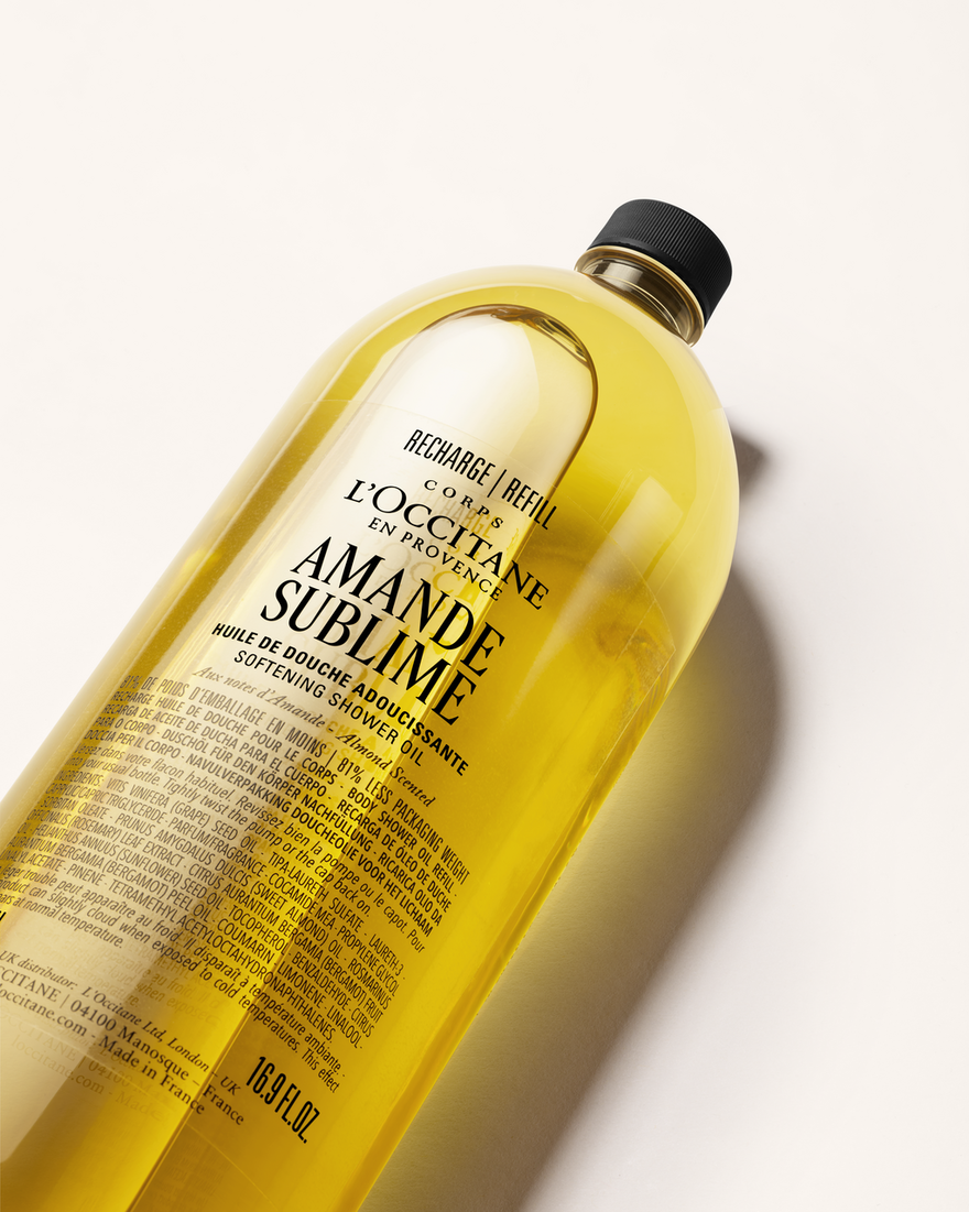 view 2/8 of Almond (Amande) Shower Oil Refill, , RECT