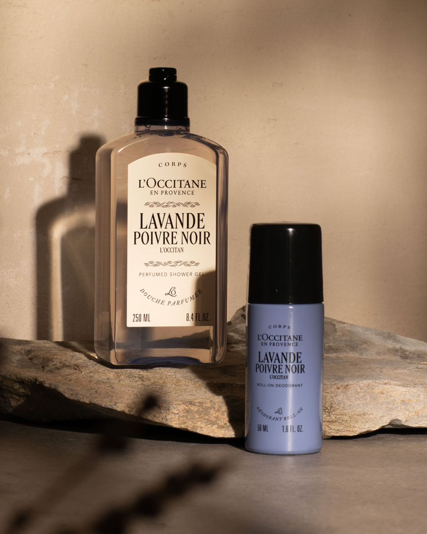 view 2/4 of Lavande Poivre Noir (Formerly L'Occitan) Roll-On Deodorant, , GBRECT