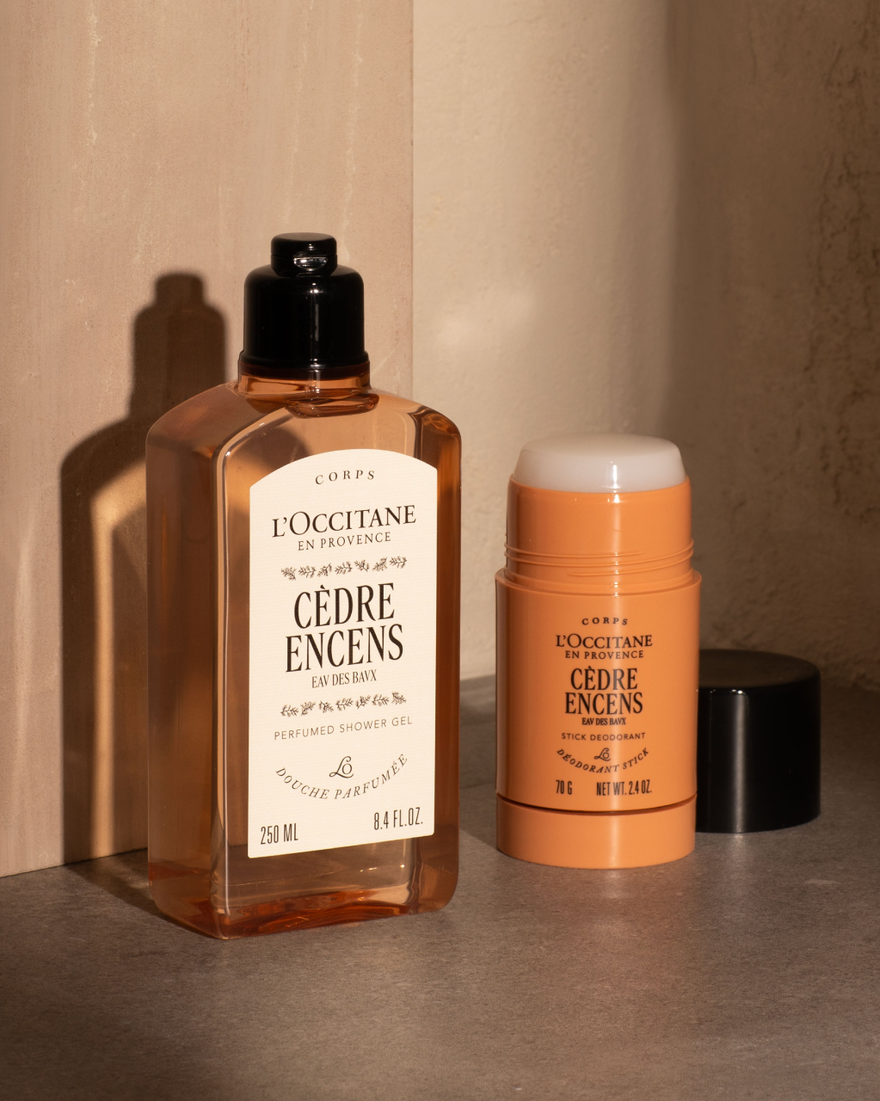 view 3/5 of C&egrave;dre Encens (Formerly Eau des Baux) Perfumed Shower Gel, , GBRECT