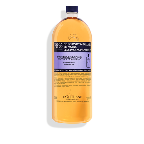 Shea Lavender Hands & Body Liquid Soap Refill - L'Occitane en Provence