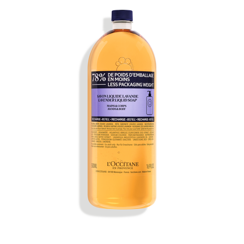 Shea Lavender Hands & Body Liquid Soap Refill - L'Occitane en Provence