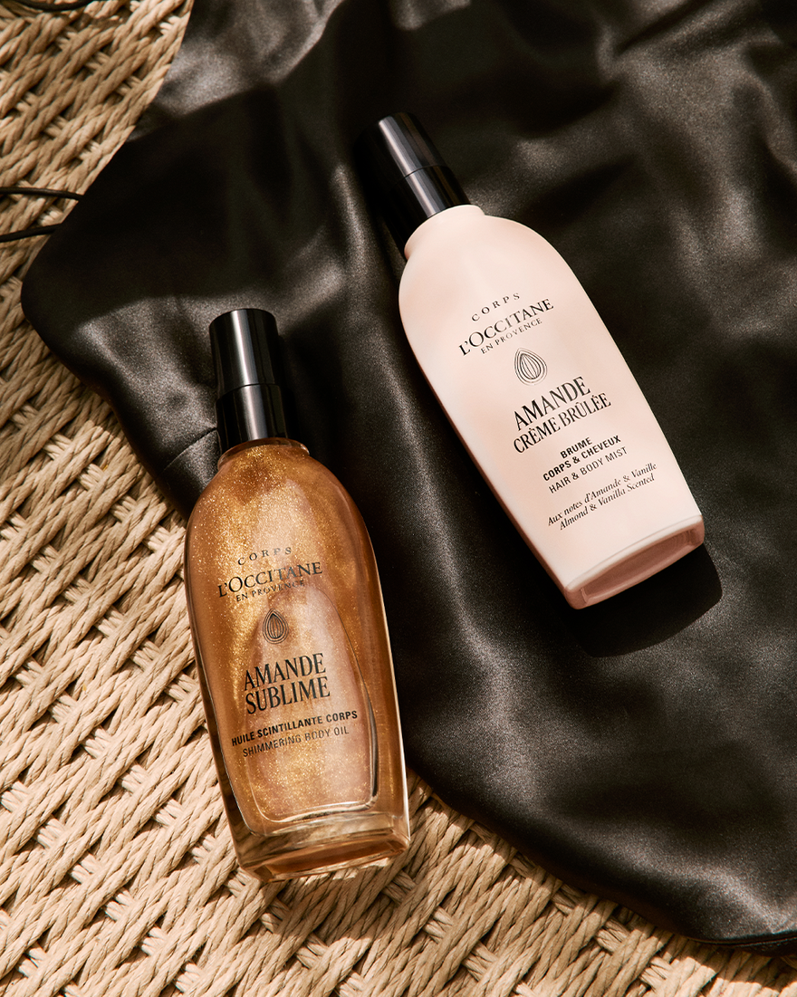view 7/8 of Almond (Amande) Cr&egrave;me Br&ucirc;l&eacute;e Hair & Body Mist, , GBRECT