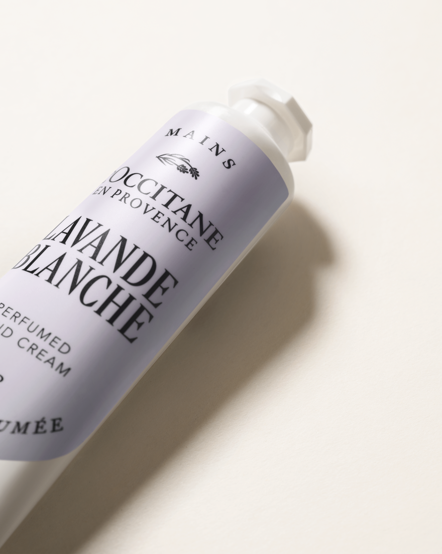 view 2/5 of Lavande Blanche (White Lavender) Perfumed Hand Cream, , GBRECT