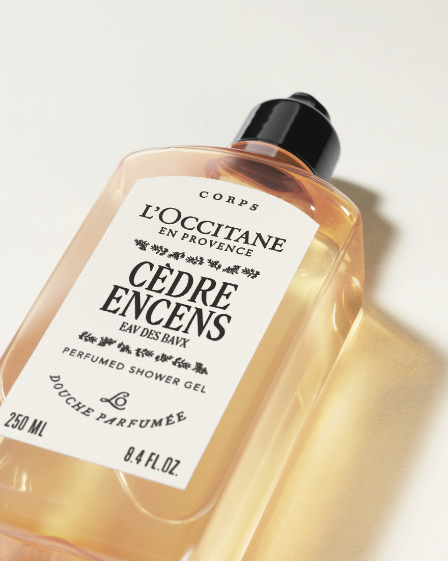 view 2/5 of C&egrave;dre Encens (Formerly Eau des Baux) Perfumed Shower Gel, , GBRECT