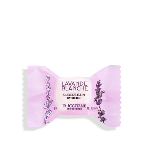White Lavender Bath Cube - L'Occitane en Provence