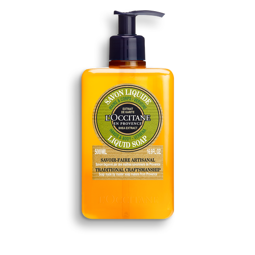 Shea Verbena Hands & Body Liquid Soap 500ml - L'Occitane en Provence