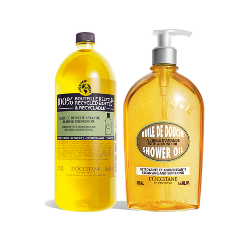 Almond Shower Oil Refill Duo 500ml - L'Occitane en Provence