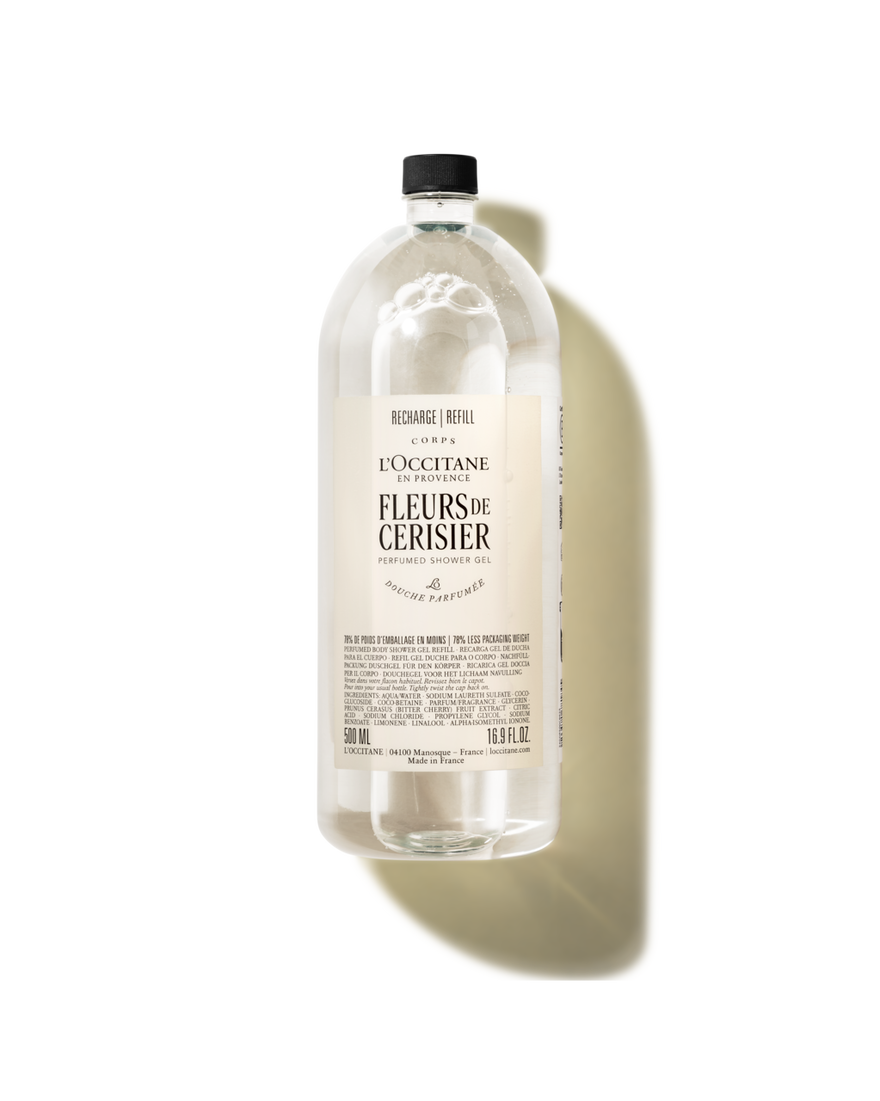view 1/3 of Fleurs de Cerisier (Cherry Blossom) Perfumed Shower Gel Refill, , RECT