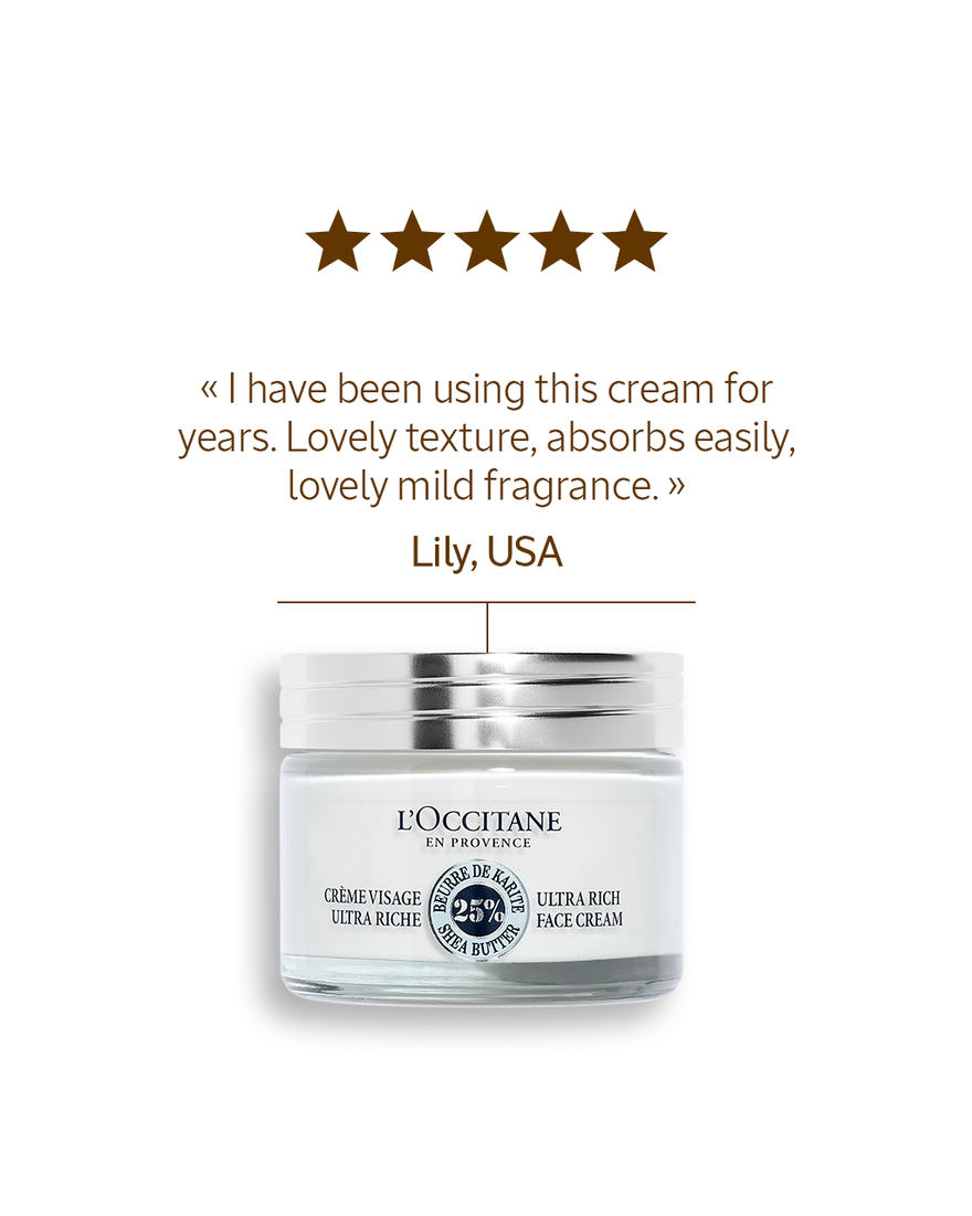 Ultra Rich Comforting Shea Face Cream 50ml | L'Occitane