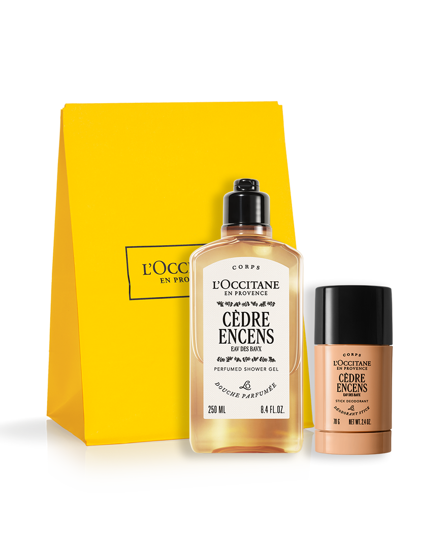 C&egrave;dre Encens (Formerly Eau des Baux) Gift Set | L&rsquo;Occitane en Provence