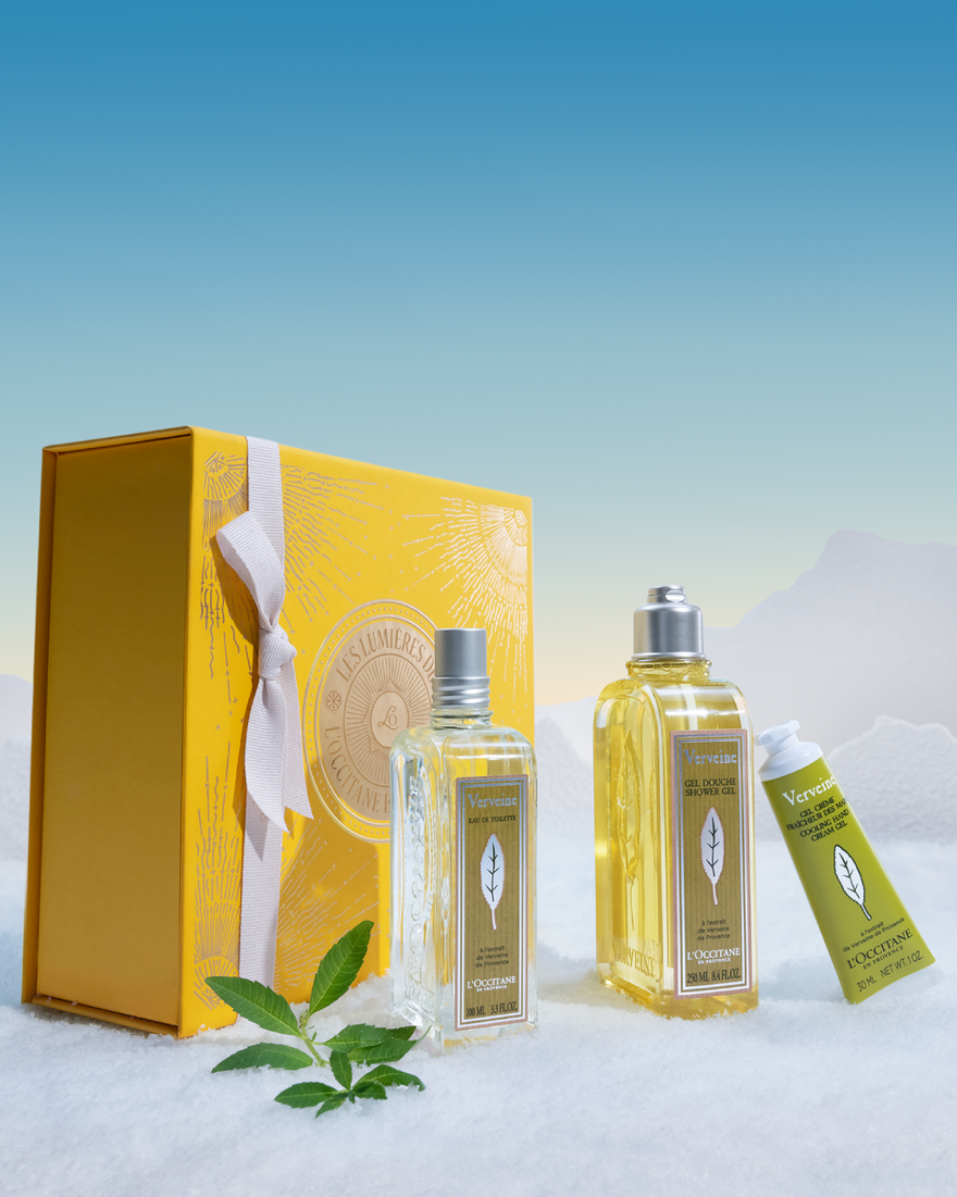 【新品未使用】L'OCCITANE VERBENA 100ml 4本セット L'Occitane Verbena - Set (edt/100ml + sh/gel/250ml) | MAKEUP
