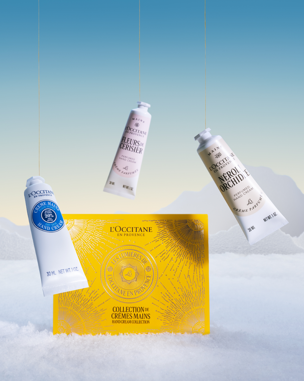 【新品未使用】L'Occitane フローラルハンドトリオ ロクシタン L\u0027OCCITANEのハンドクリーム ローズ ハンドクリーム他、2商品を使った