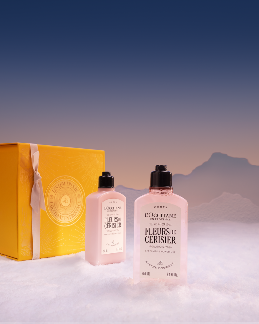 ロクシタン Fleurs de Cerisier ボディケアセット Fleurs de Cerisier (Cherry Blossom) Body Care Collection | L
