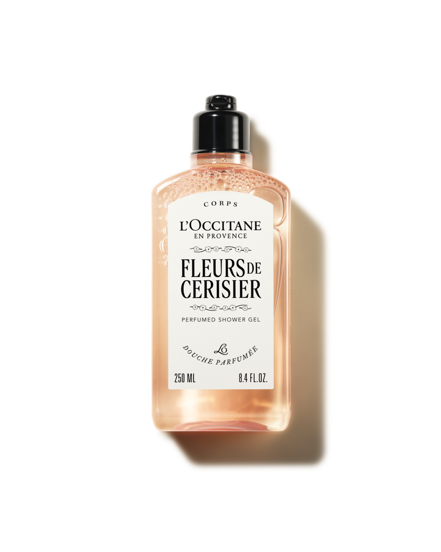 view 1/4 of Fleurs de Cerisier (Cherry Blossom) Perfumed Shower Gel, , RECT