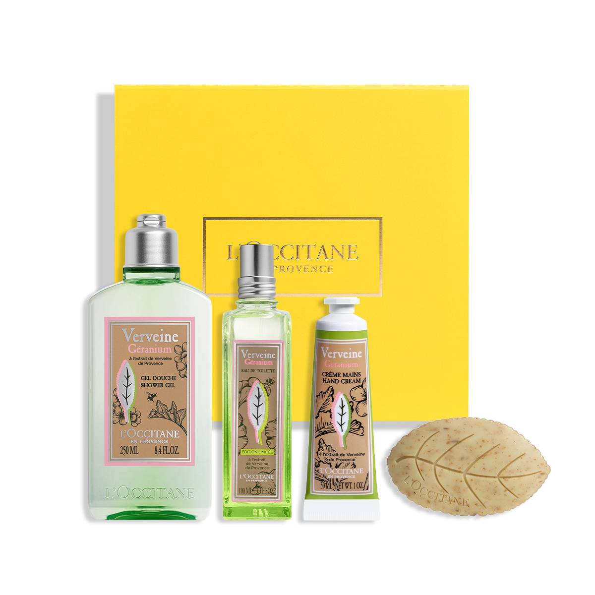 Captivating Verbena Geranium Beauty Set | L'OCCITANE UK