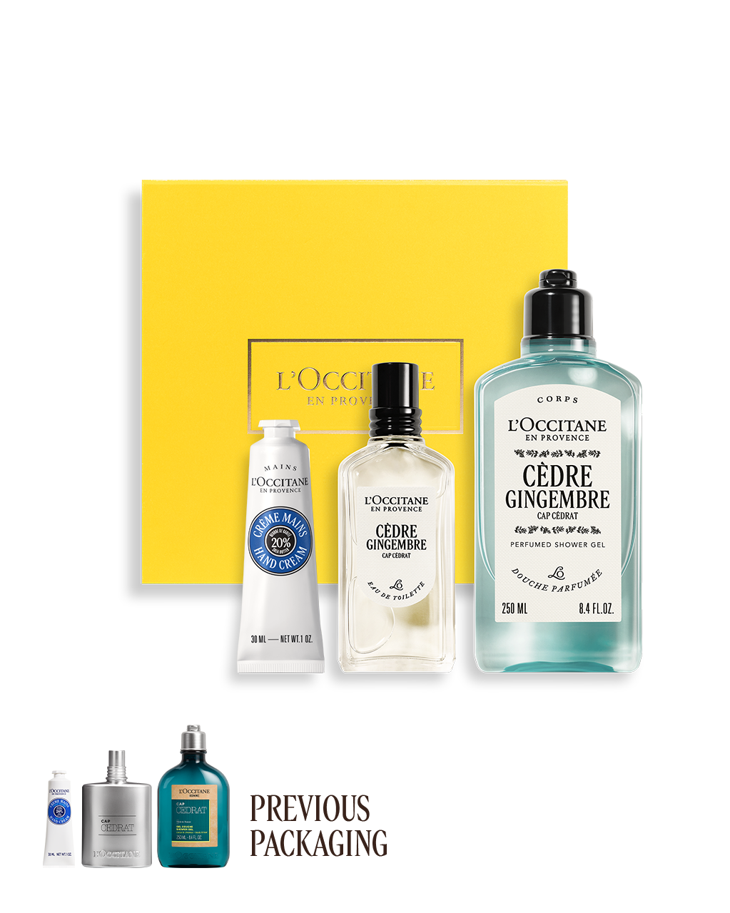 Woody Cap Cedrat Men's Beauty Gift Set | L'Occitane
