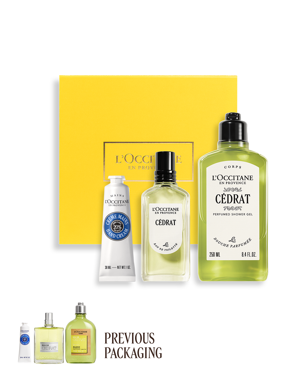 Bergamot and Cedrat Men's Toiletry Set | L'Occitane